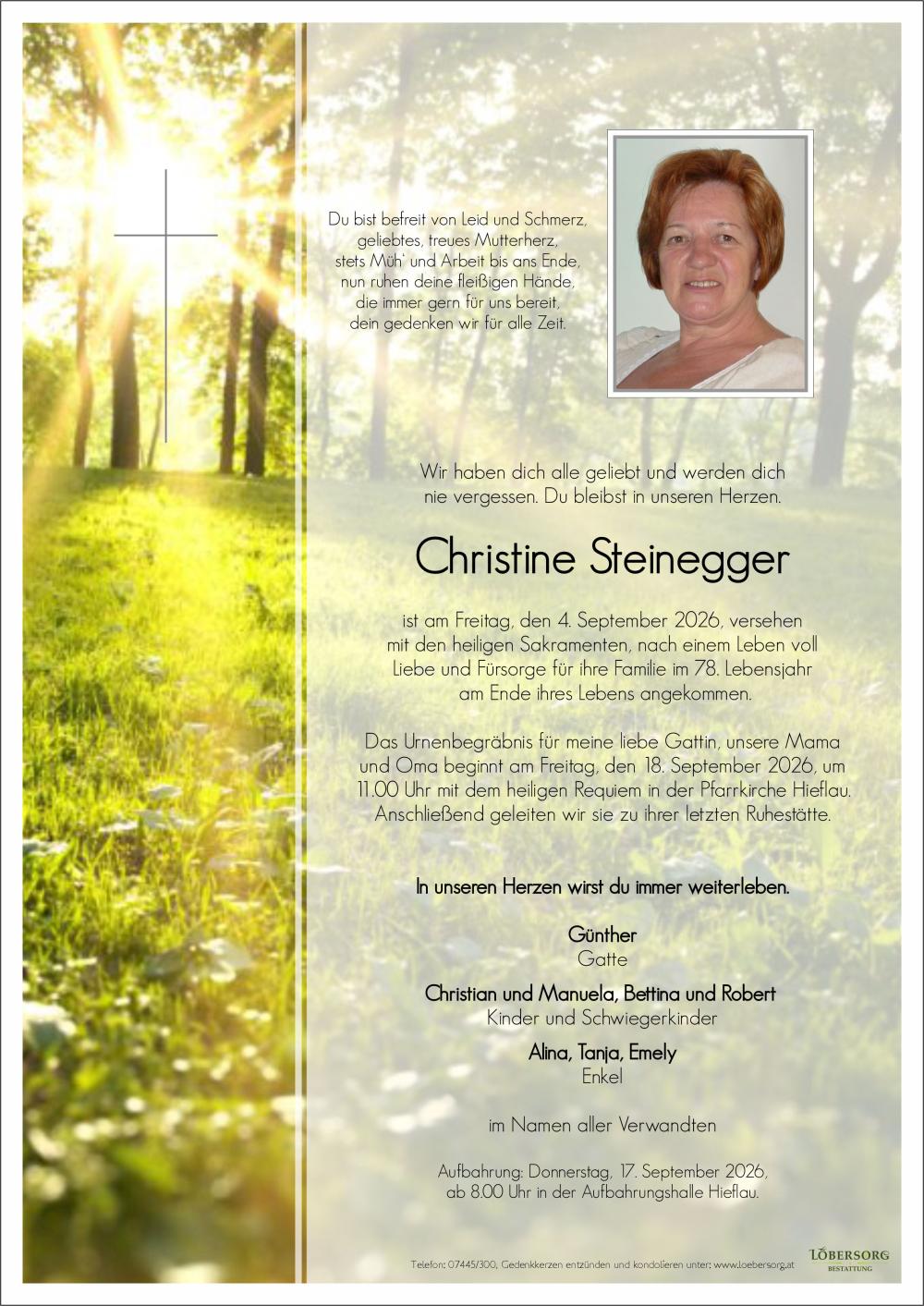 Parte von Christine Steinegger
